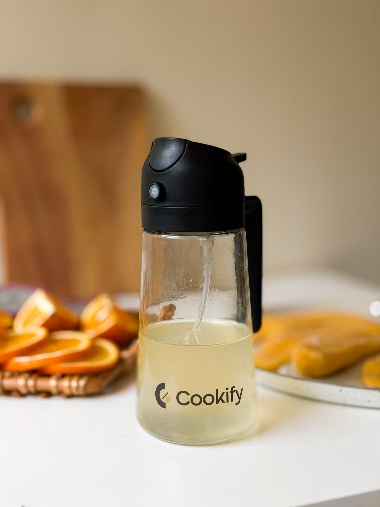 Cookify FlowPro 450ml Glass Oil Dispenser