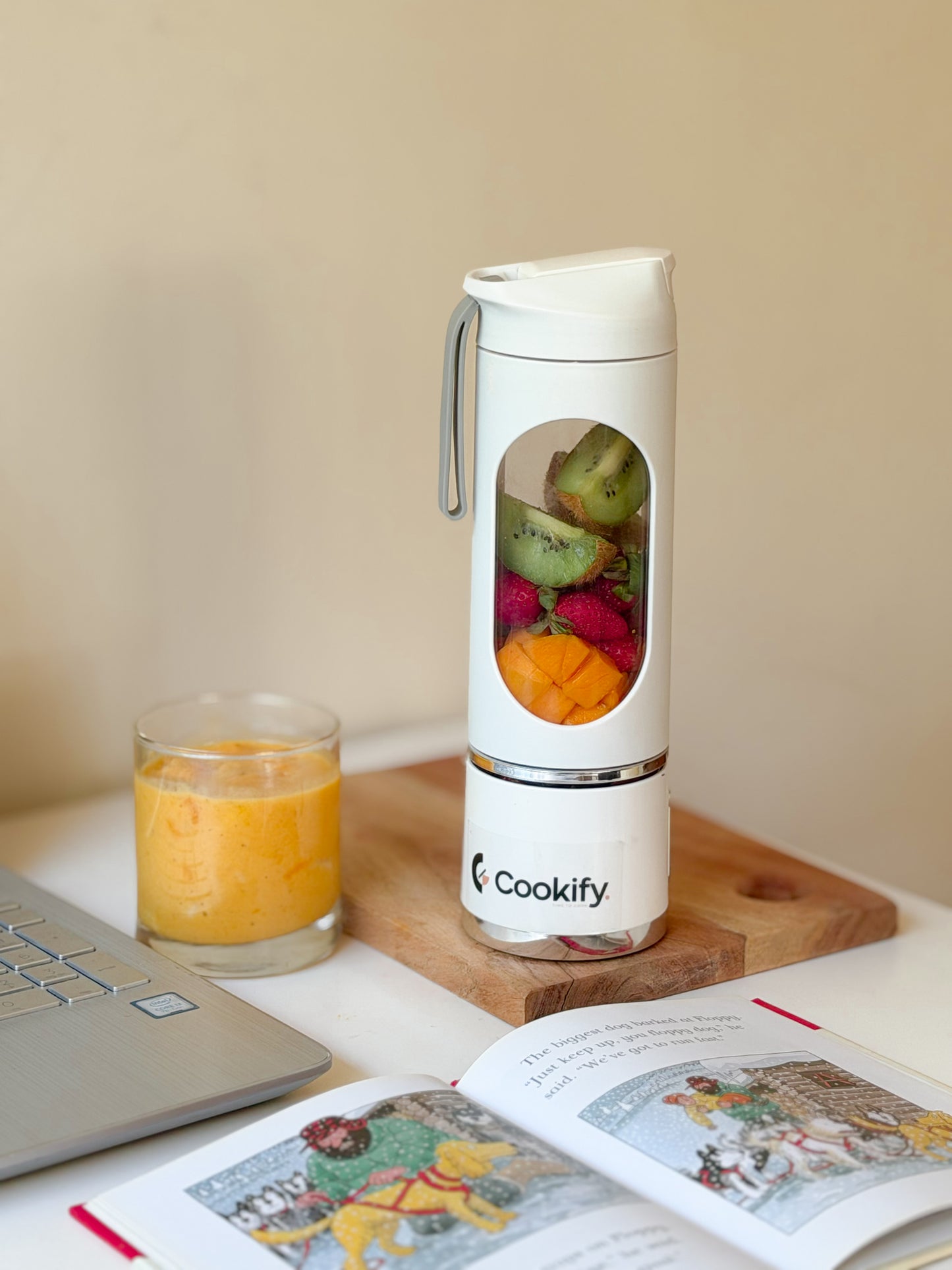 Cookify Elora Portable Juicer – 450ml USB Rechargeable Blender