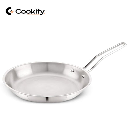 Cookify Triply Stainless Steel Tawa (22cm)