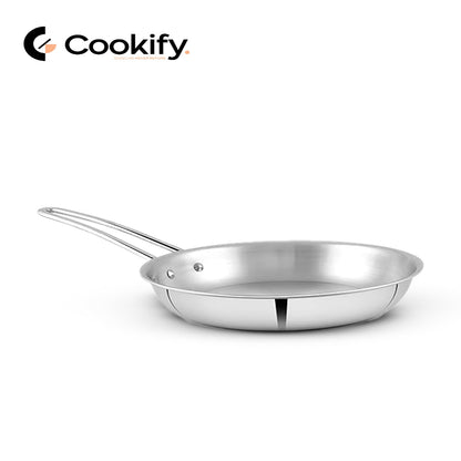 Cookify Triply Stainless Steel Tawa (22cm)