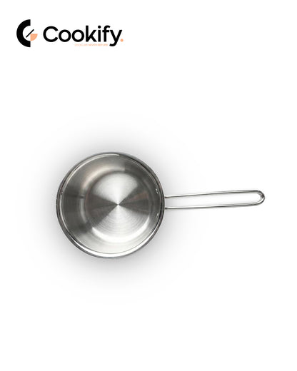 Cookify Lara Stainless Steel Saucepan, 22 cm, Mirror Finish